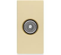 Розетка Vell золотая, 1/2, TV, модуль, {GD-1/2-TV} 1379021