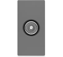 Розетка Vell серая, 1/2, TV, модуль, {GY-1/2-TV} 1379020