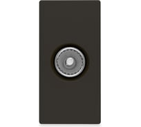 Розетка Vell черная, 1/2, TV, модуль, {BK-1/2-TV} 1379019