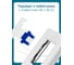 Розетка белая, 1/2, RJ CAT6, модуль, Vell 1379014 2