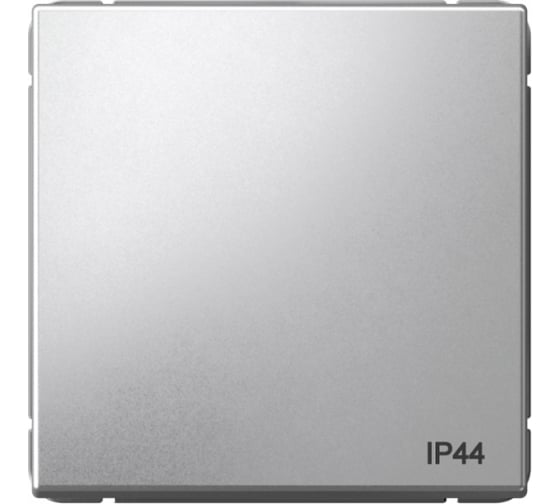 1-клавишный переключатель Systeme Electric ARTGALLERY  IP44, 10АХ, быстрозажимные клеммы, АЛЮМИНИЙ GAL440361S