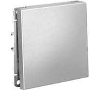 Механизм 1-клавишного выключателя Systeme Electric ARTGALLERY кнопочный, 10А, быстрозажимные клеммы, АЛЮМИНИЙ GAL000315S