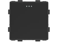 Выключатель Vell черный, перекрестный, одноклавишный, 16 А, 48x48 мм, 250 В, модуль 1379051