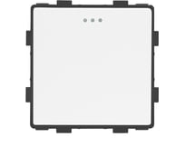 Выключатель Vell белый, проходной, одноклавишный, 16 А, 48x48 мм, 250 В, модуль 1379042