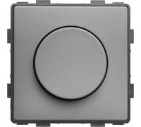 Диммер Vell серый, механический поворотный 48x48 мм, модуль 1379028