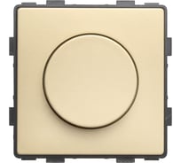 Диммер Vell золотой, механический поворотный 48x48 мм, модуль 1379029