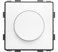 Диммер Vell белый, механический поворотный 48x48 мм, модуль 1379026