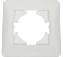 Рамка SPL 1 пост, белый, серия BW 205201