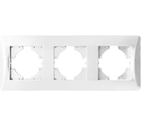 Рамка SPL 3 поста, белый, серия BW 205203