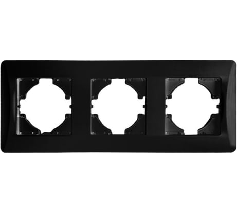 Рамка SPL 3 поста, антрацит, серия BW 205223
