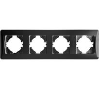 Рамка SPL 4 поста, антрацит, серия BW 205224