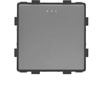 Выключатель Vell серый, перекрестный, одноклавишный, 16 А, 48x48 мм, 250 В, модуль 1379052