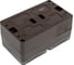 Розетка двойная с заземлением со шторками Systeme Electric AtlasDesign Profi IP54, 16 АХ, 250 В, открытой установки, Коричневый ATN546026 6