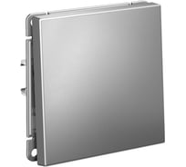 Механизм 1-клавишного выключателя Systeme Electric ARTGALLERY 10АХ, быстрозажимные клеммы, СТАЛЬ GAL000911S