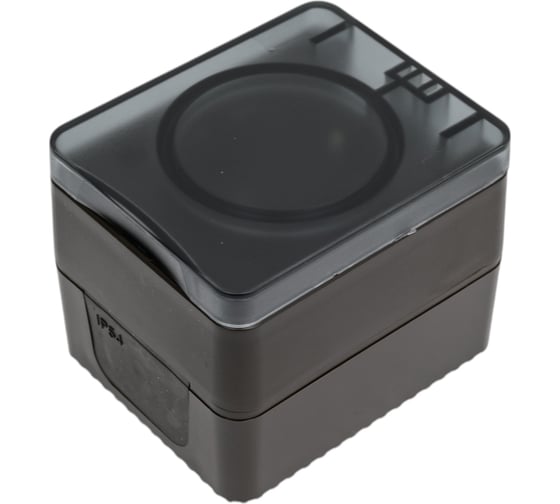 Розетка Systeme Electric ATLASDESIGN PROFI IP54, О/У, с заземлением, со шторками, 16А, КОРИЧНЕВЫЙ ATN546045