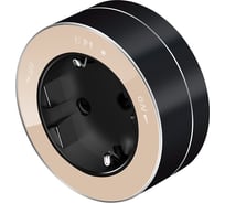 Розетка Systeme Electric MULTITRACK 2К+З, круглая, 16 А/250 В, ПЕСОЧНЫЙ MTK13001P