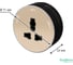 Розетка универсальная Systeme Electric MULTITRACK круглая, 13 А/250 В, ПЕСОЧНЫЙ MTK13002P 2