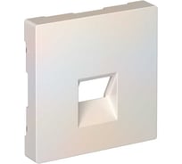 Накладка Systeme Electric ATLASDESIGN  для информационных функций типа Keystone, ЖЕМЧУГ ATN000484