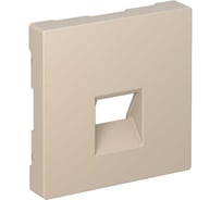 Накладка Systeme Electric ATLASDESIGN  для информационных функций типа Keystone, ПЕСОЧНЫЙ ATN001284