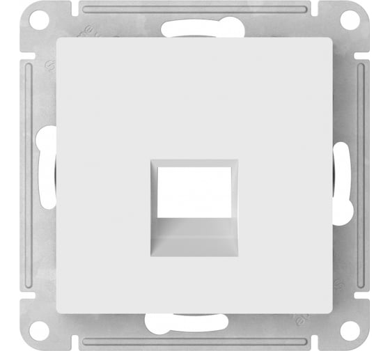 Накладка Systeme Electric ATLASDESIGN  для информационных функций типа Keystone, БЕЛЫЙ ATN000184