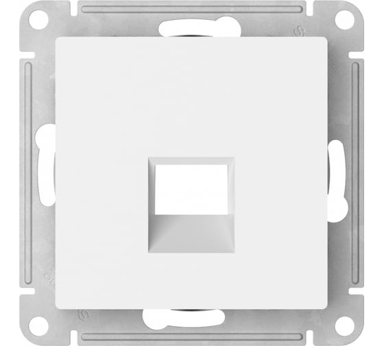 Накладка Systeme Electric ATLASDESIGN для информационных функций типа Keystone, ЛОТОС ATN001384 1