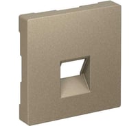 Накладка Systeme Electric ATLASDESIGN  для информационных функций типа Keystone, ШАМПАНЬ ATN000584