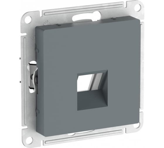 Накладка Systeme Electric ATLASDESIGN  для информационных функций типа Keystone, ГРИФЕЛЬ ATN000784