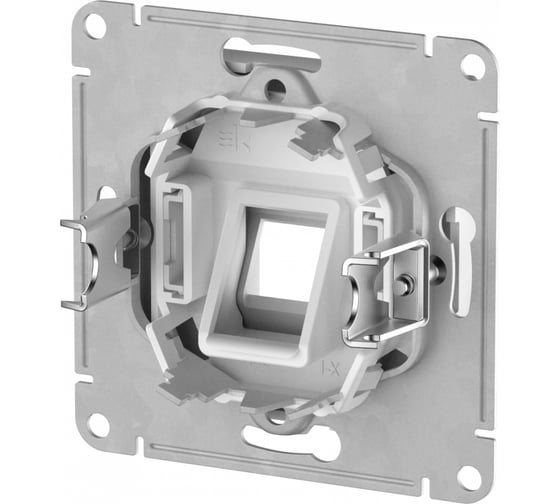 Накладка Systeme Electric ATLASDESIGN  для информационных функций типа Keystone, АКВАМАРИН ATN001184