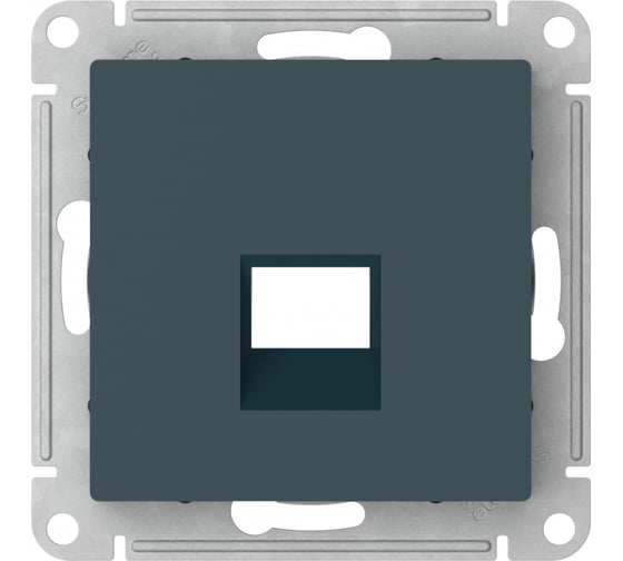 Накладка Systeme Electric ATLASDESIGN  для информационных функций типа Keystone, ИЗУМРУД ATN000884 1