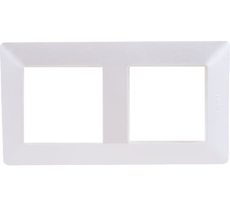 Рамка Legrand Valena LIFE  "Жемчуг".2-постовая универсальная 754142