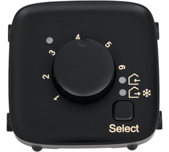 Лицевая панель Legrand Valena ALLURE  для термостата для теплых полов.Антрацит 755328 1