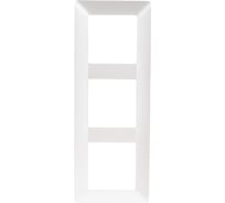 Рамка Legrand Valena LIFE  "Жемчуг".3-постовая универсальная 754143