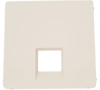 Лицевая панель Legrand Valena LIFE  для одиночных телефонных/информационных розеток.Слоновая кость 755411