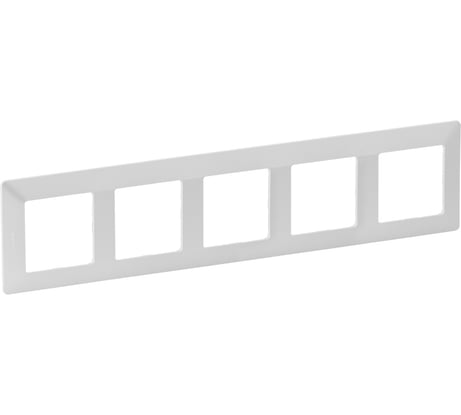 Рамка Legrand Valena LIFE  "Жемчуг".5-постовая универсальная 754145