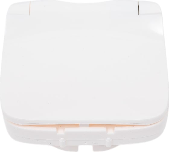 Лицевая панель Legrand Valena ALLURE  розетки 2К+З с крышкой.Белая 754845 1