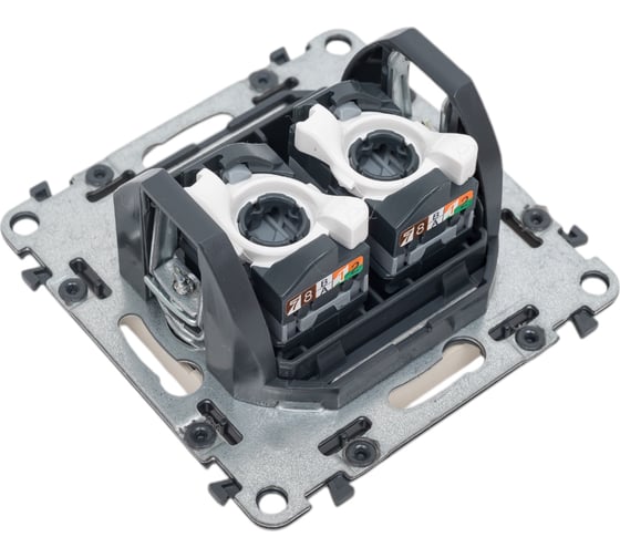 Компьютерная розетка Legrand Valena LIFE DIY Сл.кость RJ45 2-ая 5 кат UTP 753541
