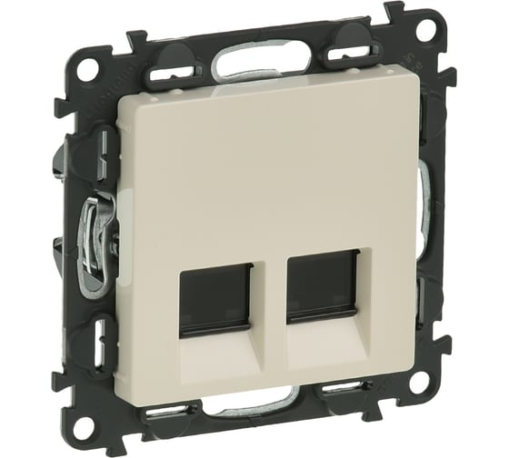 Компьютерная розетка Legrand Valena LIFE DIY Сл.кость RJ45 2-ая 5 кат UTP 753541