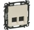 Компьютерная розетка Legrand Valena LIFE DIY Сл.кость RJ45 2-ая 5 кат UTP 753541 1
