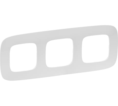 Рамка Legrand Valena ALLURE  "Жемчуг".3-постовая универсальная 754413