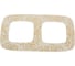 Рамка Legrand Valena ALLURE "Нарцисс золото".2-постовая универсальная 754352 1