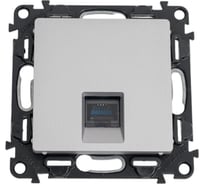 Компьютерная розетка Legrand Valena LIFE DIY Алюминий RJ45 1-ая UTP 753640