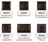 Розетка компьютерная двойная TDM ELECTRIC RJ45 шоколад "Лама" SQ1815-0555 5