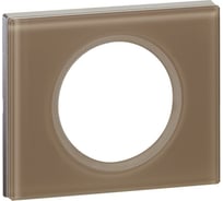 Рамка Legrand Celiane 1 пост Смальта Мокка 069461