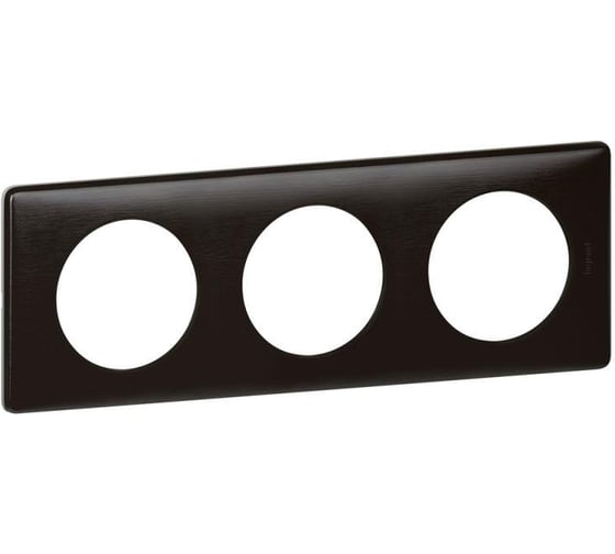 Рамка Legrand Celiane 3 поста Карбон 068983 1
