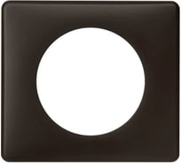 Рамка Legrand Celiane 1 пост Чёрная перкаль 066741