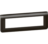 Рамка Legrand Mosaic 8 модулей горизонтальная антрацит 079058