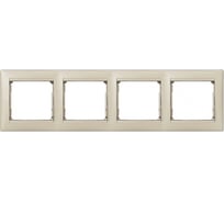 Рамка Legrand 4 поста Valena жемчужный 770474