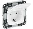 Розетка Legrand Valena ALLURE Белый с/з 1-ная, со шт., с крышкой IP44 755204 1