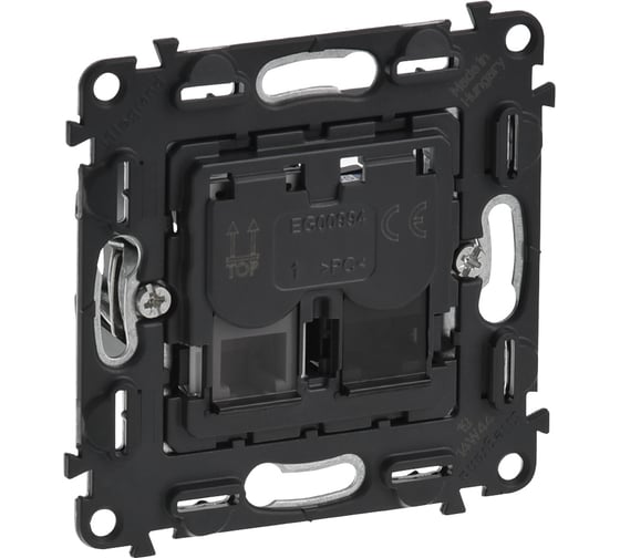 Информационная розетка Legrand Valena IN'MATIC комбинированная RJ11/RJ45 Кат.6 UTP 753032 1
