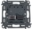 Информационная розетка Legrand Valena IN'MATIC комбинированная RJ11/RJ45 Кат.6 UTP 753032 1